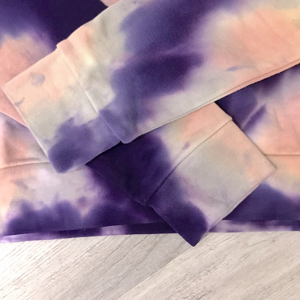 Kappa Authentic Catros Tie-Dye Cropped Sweatshirt - Picture 7 of 10